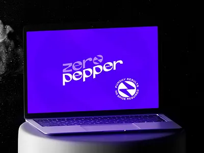 Zero Pepper — Unchosen concept agency brand digital lightning logo movement pepper purple speed vibrant z zero