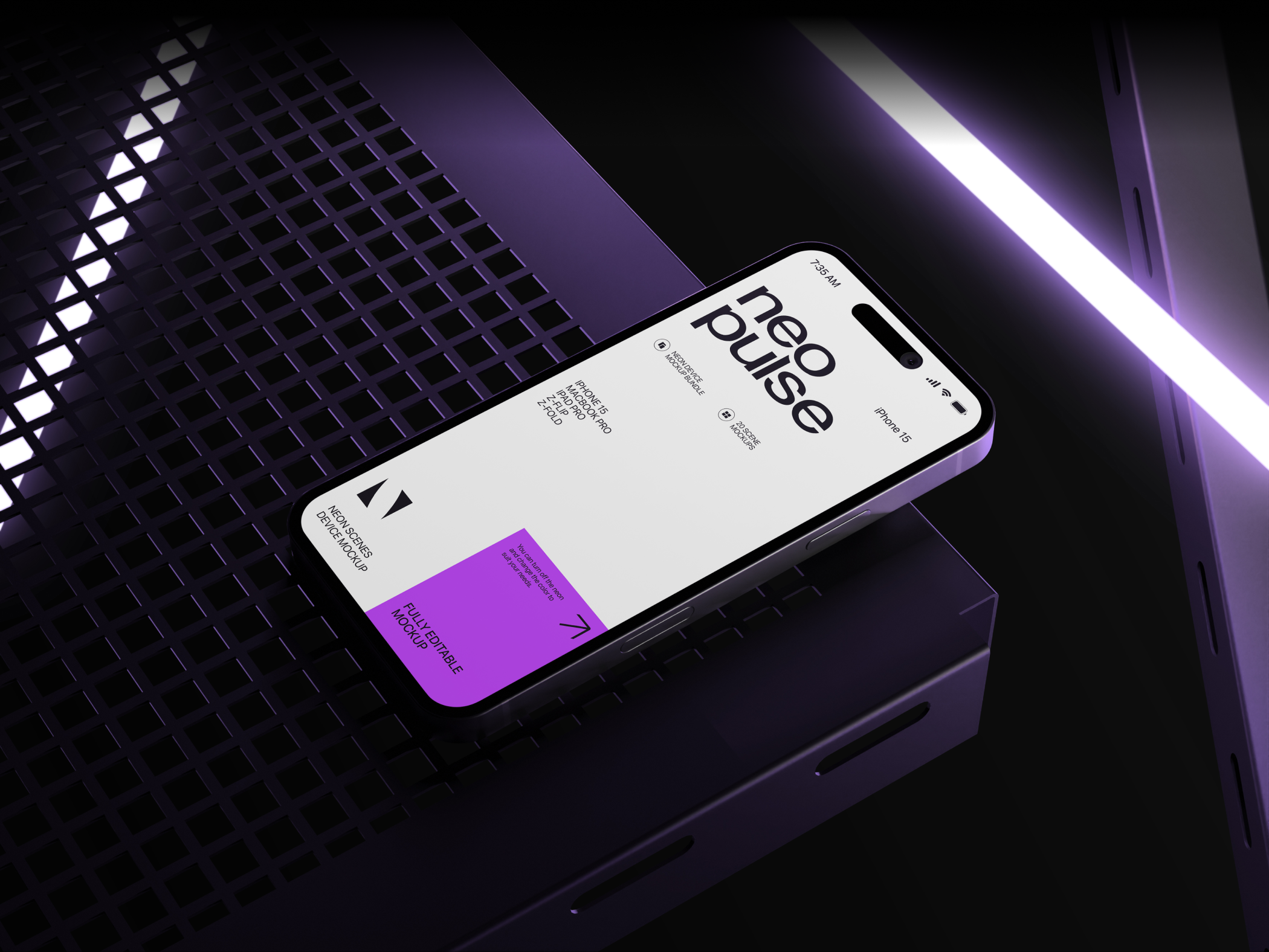 Branding Mockup - Neo Pulse adobe agency branding business card mockup design graphic design iphone mockup laptop mockup logo macbook mockup mockup mockup template stationery mockup