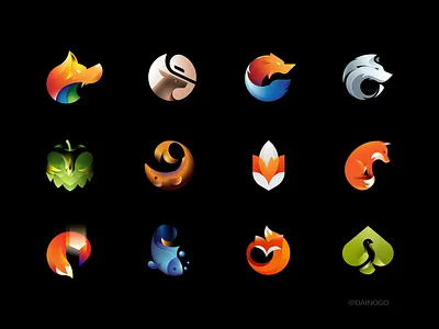 Logofolio - Colorful & Gradient Animal Logos animal logo animal logos animals brand branding colorful logo dainogo gradient logo logo logo collection logo design logo for sale logo ideas logo portfolio logofolio logos mark portfolio visual identity