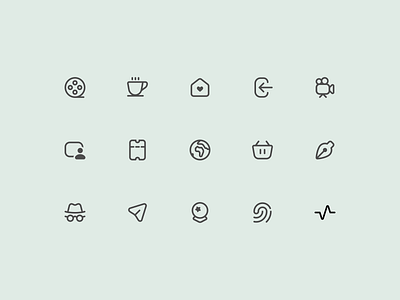 Windy Icons design graphic design icon icons illustration line icons logo ui vector