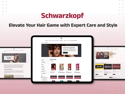 Artful Web Design Elevating Hair Care Innovation beauty prodcuts