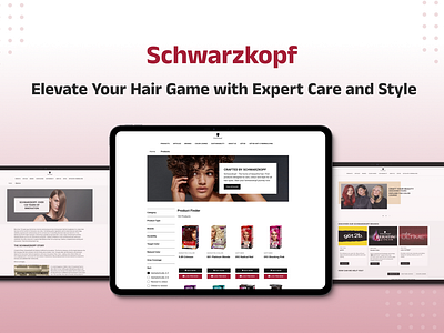 Artful Web Design Elevating Hair Care Innovation beuty branding e commerce figma haircare ui web design web development