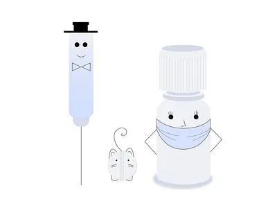 Characters for a medication reminder app app character pills medicine