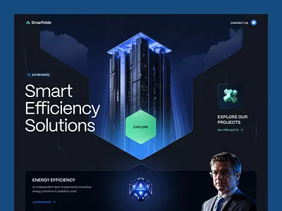 SmartVate Website design interface product service startup ui ux web website