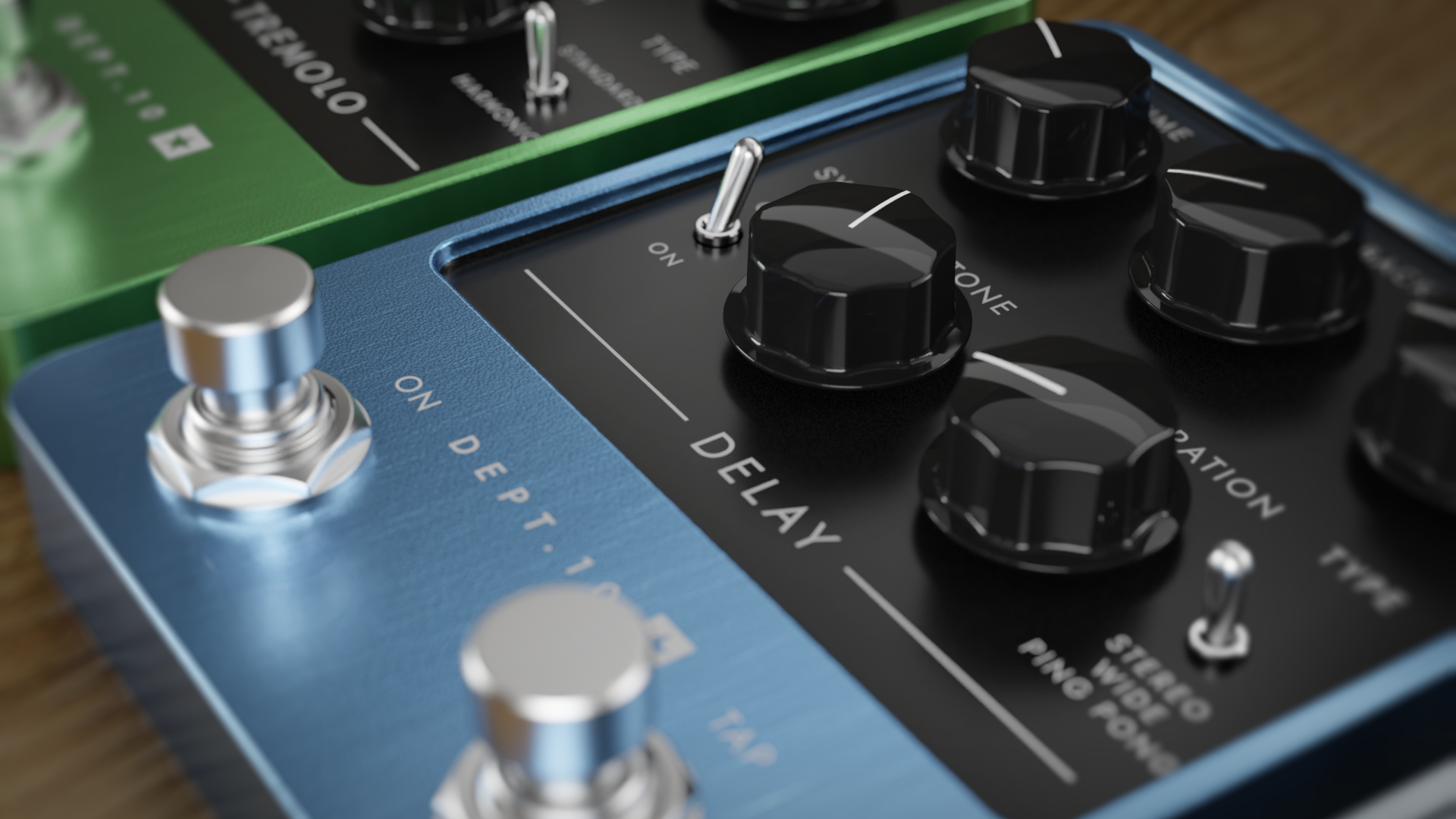 Blackstar Guitar Plugin 3d 3d art 3d design 3d render audio plugin audio production blender artwork branding graphic design software gui sound design ui ui design user experience user interface