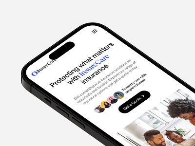 InsureCare. An insurance company ui ux web design