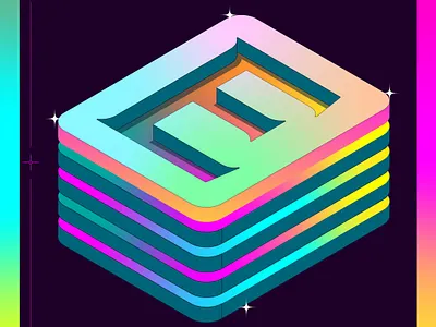 36Days of type_Letter E design illustration illustrator typography vector