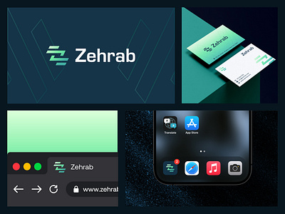 Zehrab brand identity branding creative logo logo design z logo zehrab zehrab logo