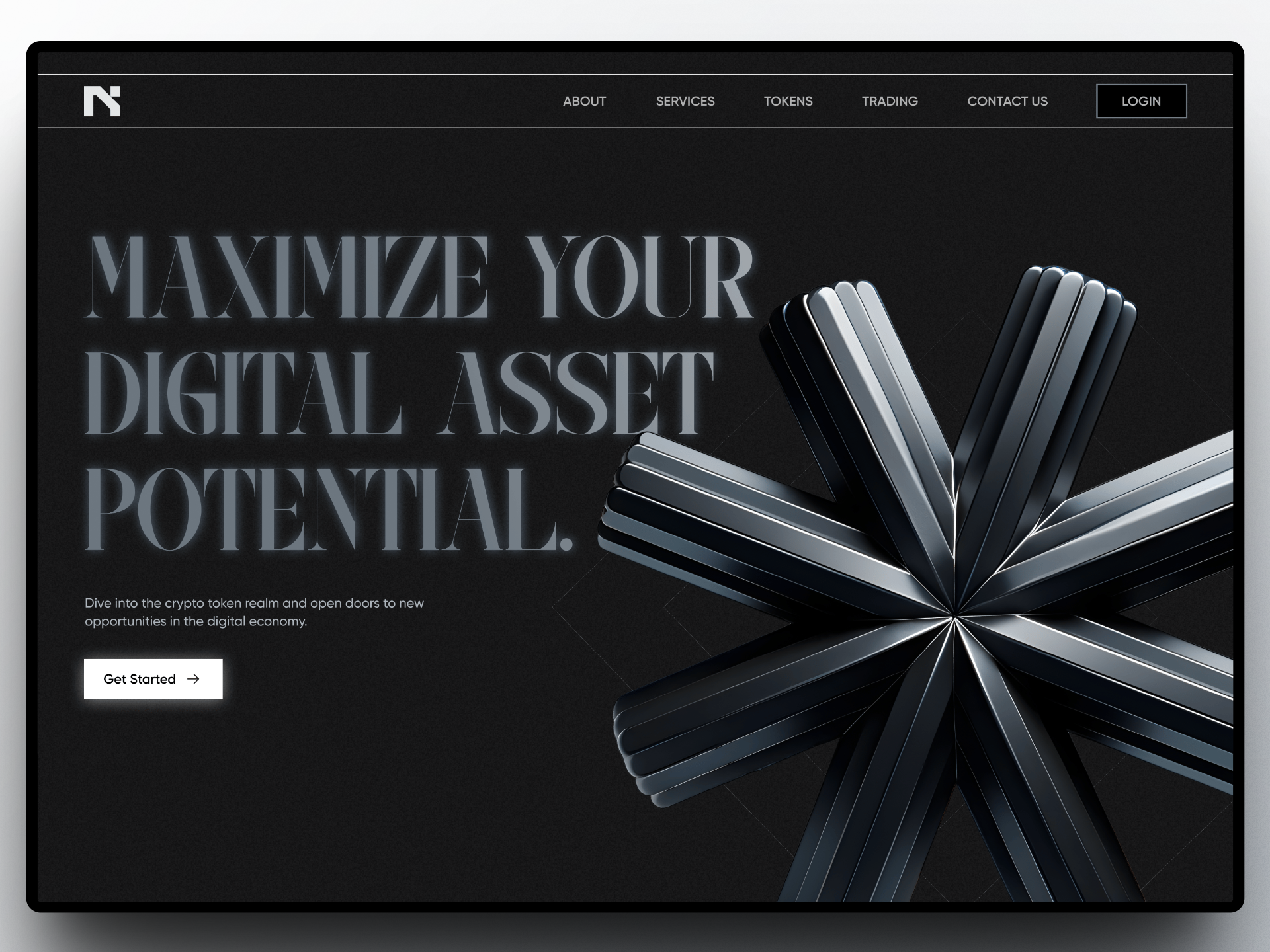 NTKN - Website design app branding design figma graphic design illustration landingpage saas trading ui uidesign userinterface web3 webdesign website