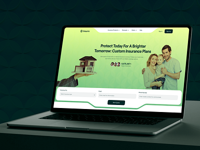 Insure - Insurance Website design insurance company insurance landing page insurance website interface life insurance medical insurance product ui ux web design web development website