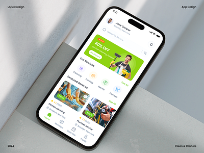 Cleaning Services Mobile App UI Design app design app ui app ui design cleaner cleaning cleaning app cleaning service cleaning service app cleaning services figma home services mobile app mobile app design mobile app ui ui ui design uiux ux