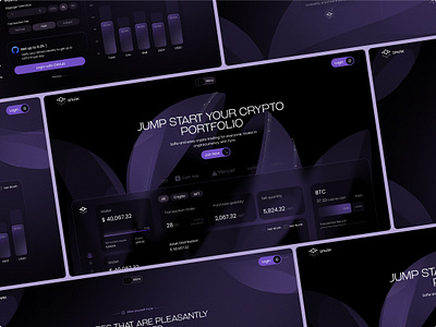 Copy-Trading Platform for Binance abstract blockchain crypto crypto exchange crypto trading crypto wallet cryptocurrency design ethereum hero inspiration landing landing page nft saas trading ui ux web 3 web design web3
