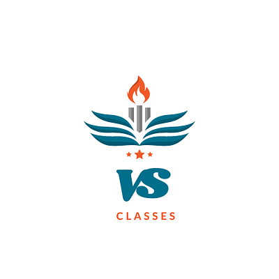 VS Classes branding graphic design logo ui