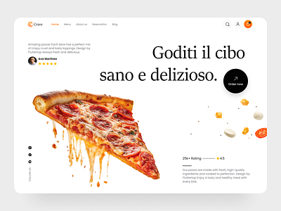 Food Ordering Website Design design fastfood fastfood website fluttertop food food web food website food website design landing page onlinefood onlinefoodapp onlinefooddelivery pizza restaurant ui uiux user experience user interface website website design