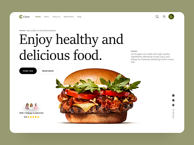 Restaurant website design bar cafe cheeseburger fast food fastfood fluttertop food food and beverage food and drink food delivery food landing page food ui food web food website food website design fries hamburger menu restaurant website website design