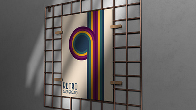 Retro Lines Background. Vintage Colorful Stripes Banner abstract art background banner color design geometric graphic groovy lines minimal modern pattern poster print retro shape stripes vintage wallpaper