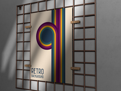 Retro Lines Background. Vintage Colorful Stripes Banner abstract art background banner color design geometric graphic groovy lines minimal modern pattern poster print retro shape stripes vintage wallpaper