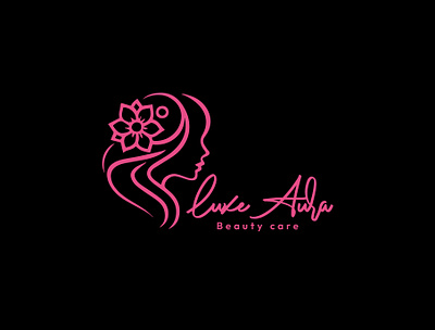 Luxe Aura Beauty care logo design 3d animation beauty logo branding design graphic design illustration logo logos luxe aura ui vector