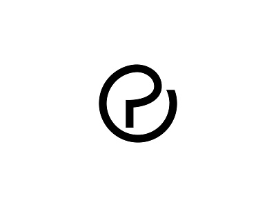 Minimalist PO Logo by LogoFarmer's Studio black and white logo creative lettermark logo logo design minimalist logo modern logo monochrome logo op logo p circle logo po logo simple lettermark logo sleek logo