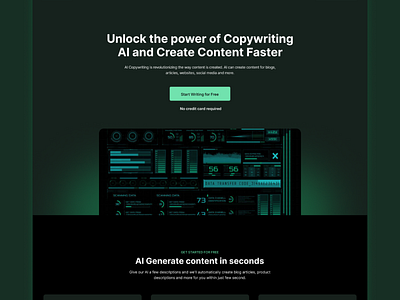 COPYGEN ai content generation ai copywriting ai text generation ai writing tools creative writing ai faster content landing page ui design writing productivity