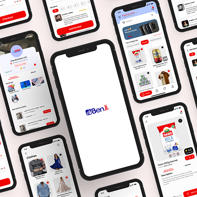 Benji Express - eCommerce app ecommerce app ui