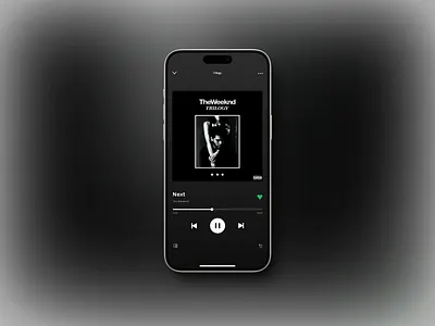 UI Design For Mobile / Spotify app design industrial design ui vector