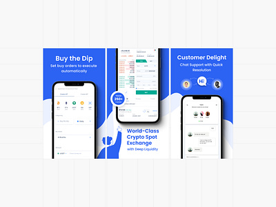 App Store & Play Store Screenshots android app screenshot app store app ui artwork crypto cryptocurrency dribbble flat design graphic design illustration interface design mobile design play store screenshot ui ui design ux visual design