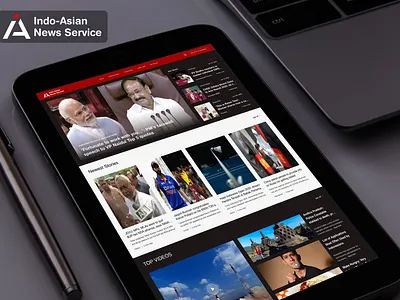 News Agency Website app application branding design information landing page logo mockups new news news agency news landing page redesign ui user experience design user interface design ux website