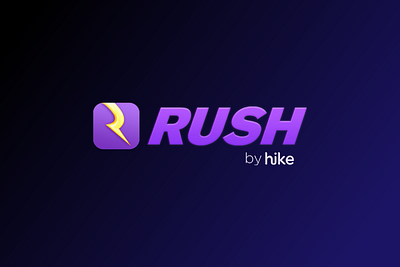 Rush By Hike branding graphic design