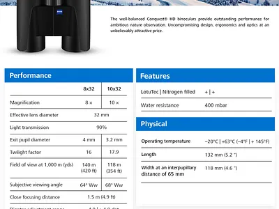 ZEISS - Flyer a4flyer banner binoculars camera graphicdesign socialmedia standee zeiss