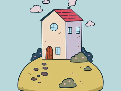 house illustration