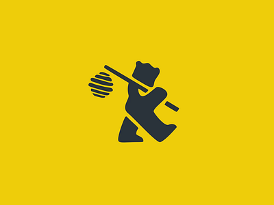 [ SELL ] The Journey Bear animation bear brand branding honey logo minimalist modern motion graphics premade sell simple yellow