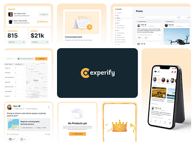 Experify E-Commerce solutions | B2B SaaS animation clean community design e commerce ecommerce experify grid map minimal mobile design modern product design products reviews shopify ui ux web design yotpo