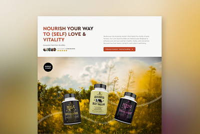 Nutrition Shop Landing Page nutrition landing page nutrition shop supplements shop