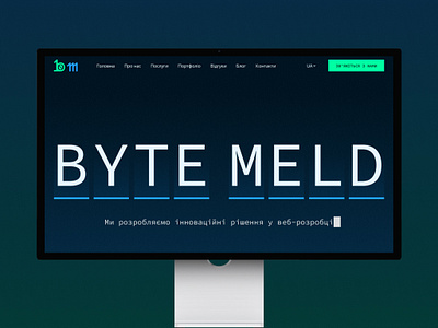 Byte Meld - WEB AGENCY agency concept design landing page logo ui ux