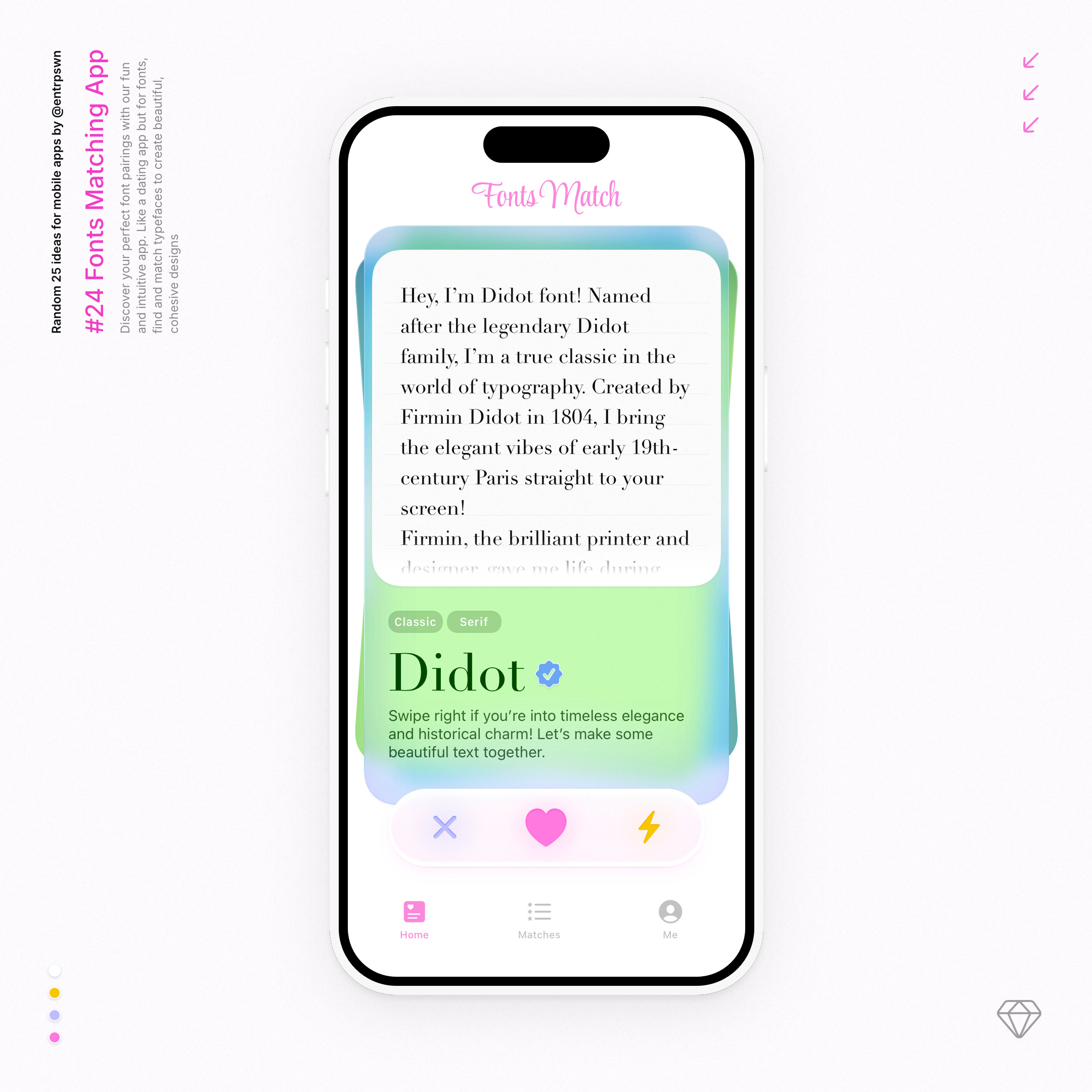 Fonts matching app app daily ui fonts glass ios mobile sketch ui