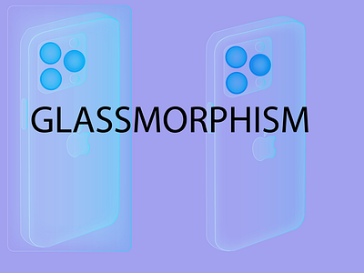 Glassmorphism Iphone design glassmorphism illustration iphone15 iphonedesign transparent design