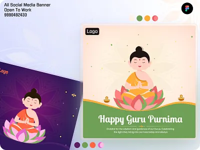 Social Media Banner graphic design illustration social media vector