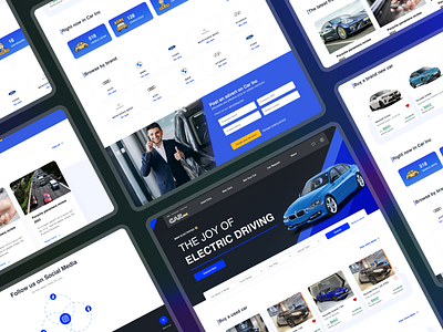 Car Dealer E- Commerce Site design ui ux