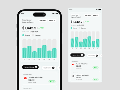 DUITECH - Financial Management dashboard design figma financial mobile saas uiux ux