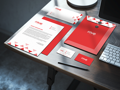 Delfi Stationery Set branding graphic design