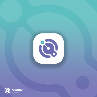 Quark - Abstract Vector Logo Q app app icon logo logo design logotype q q logo modern tech technology