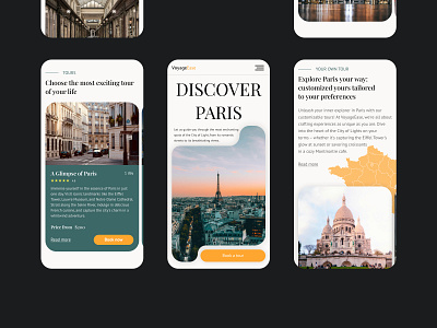 Landing page for travel agency Mobile Website animation design figma landing page mobile responsive ui uiux uiux design user interface ux web design website