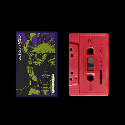 The Neon Vortex. Akira Redux - Cassette Album album album art album artwork album artwork design album cover cassette