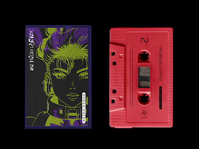 The Neon Vortex. Akira Redux - Cassette Album album album art album artwork album artwork design album cover cassette