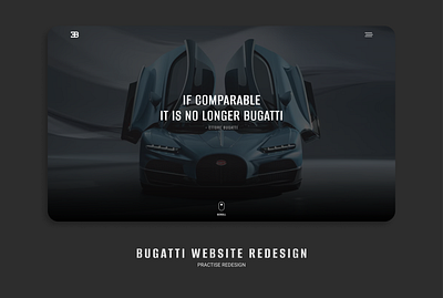 Bugatti Website Redesign branding bugatti design desktop figma redesign ui web design