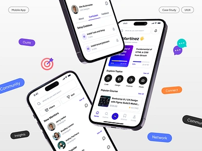 Mentoriz - A Mentorship Connection Platform Branding Design app design app development branding codiant design edtech edtech software education elearning elearning platform graphic design illustration learning mentor skill mentorship mobile app online learning online training software ui
