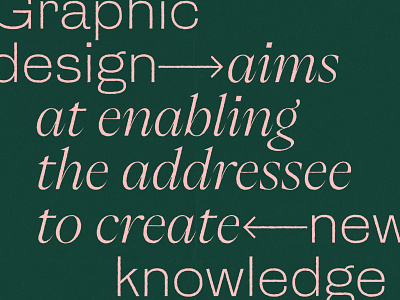 Graphic design — new knowledge structures graphic design poster quote texture typography