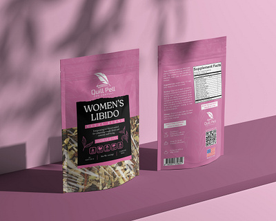 Tea Pouch Design branding design illustration packaging design premium design product tea tea bag tea design tea packaging tea packaging design tea pouch tea pouch design tea product ui