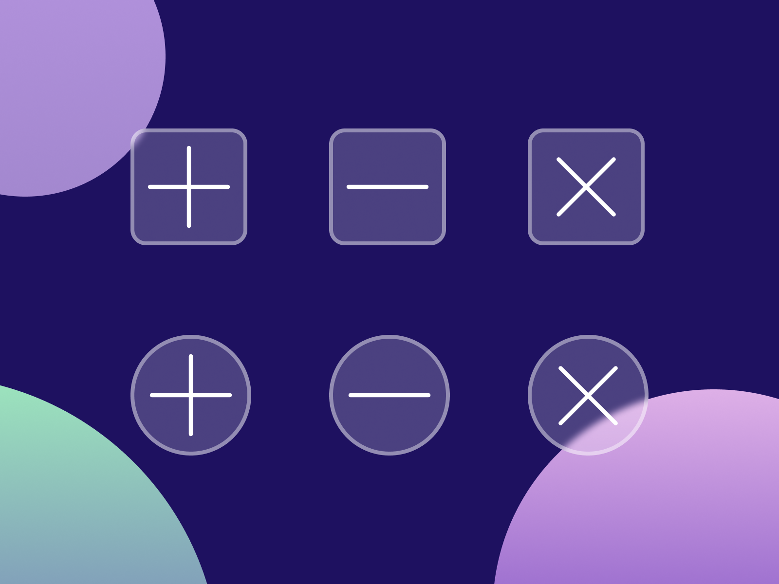 Glass Effect Icons by ManoR on Dribbble